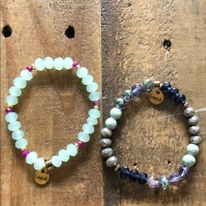 Erimish Beaded Bracelets - Set of 2 NWOT